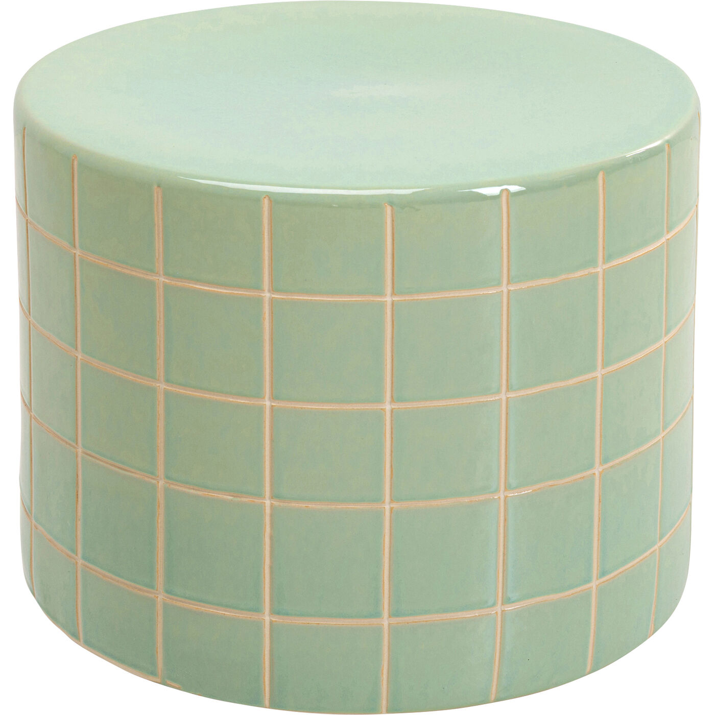 Стол приставной Bliss Tile Grün Ø42cm KARE 71025