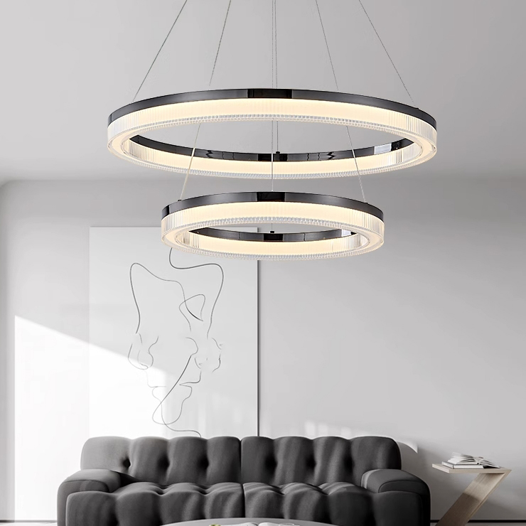 Кольцевая люстра CELLA D60+80 by ImperiumLoft