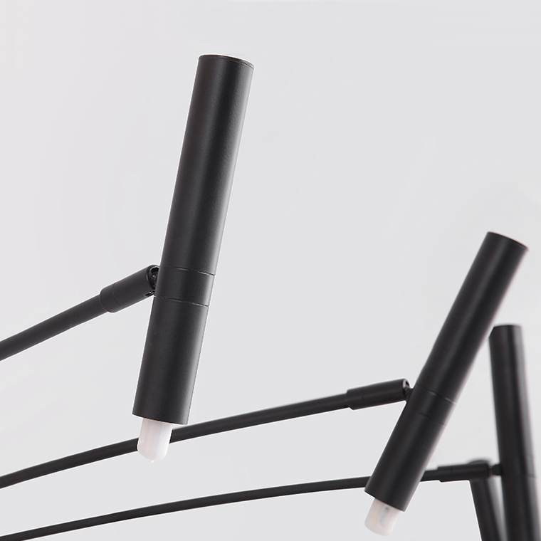 Люстра POP P40 Chandelier 12 lamps D100 Mod.A Black by ImperiumLoft