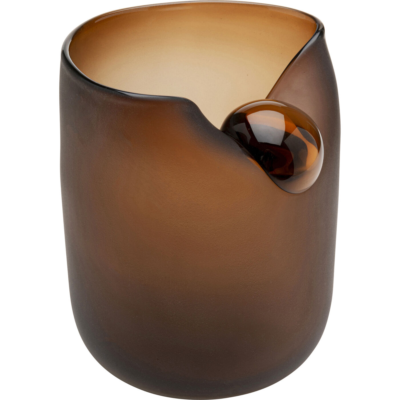 Ваза Buckle Brown 21cm KARE 56831