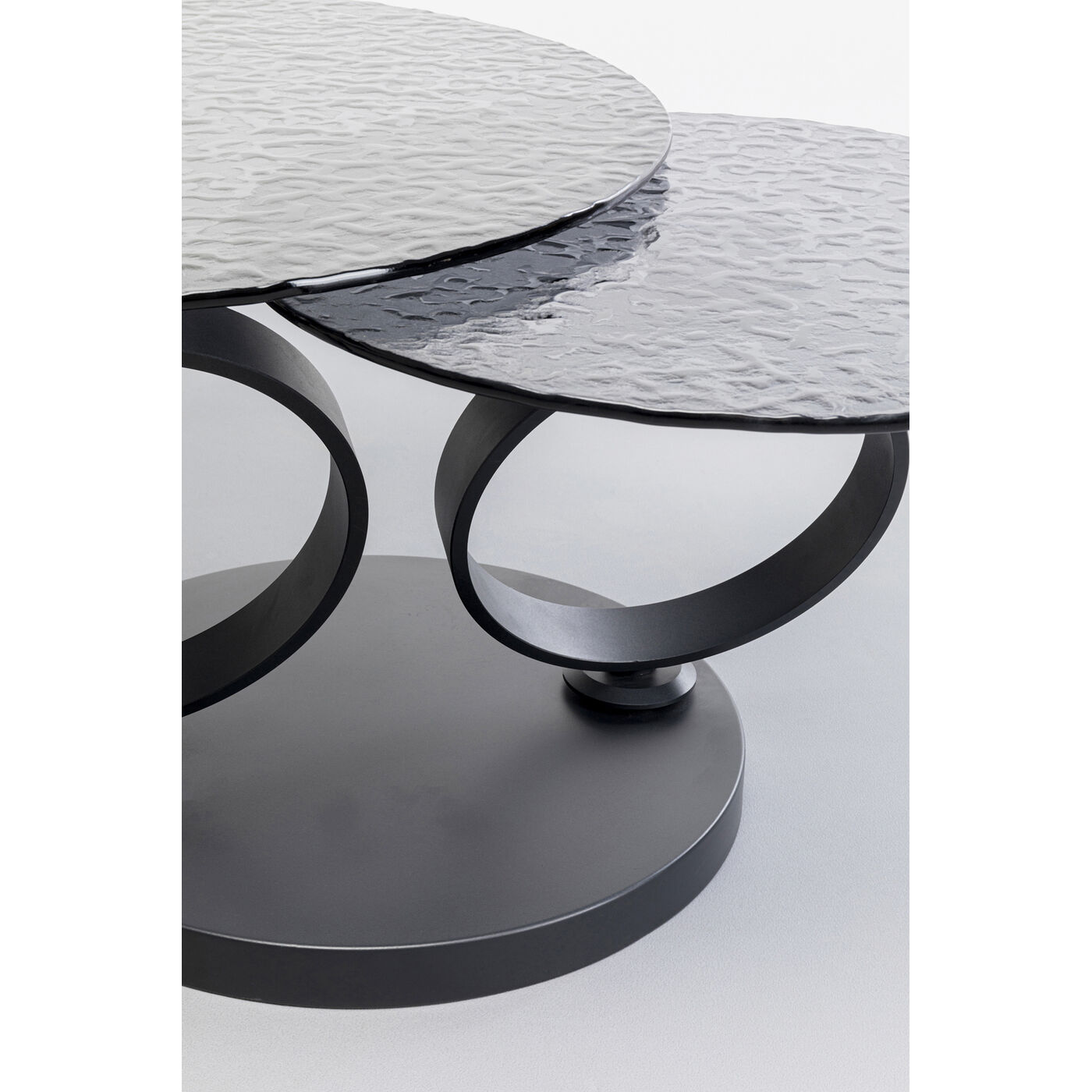 Стол кофейный Beverly Bubble Black 133x80 см KARE 87650