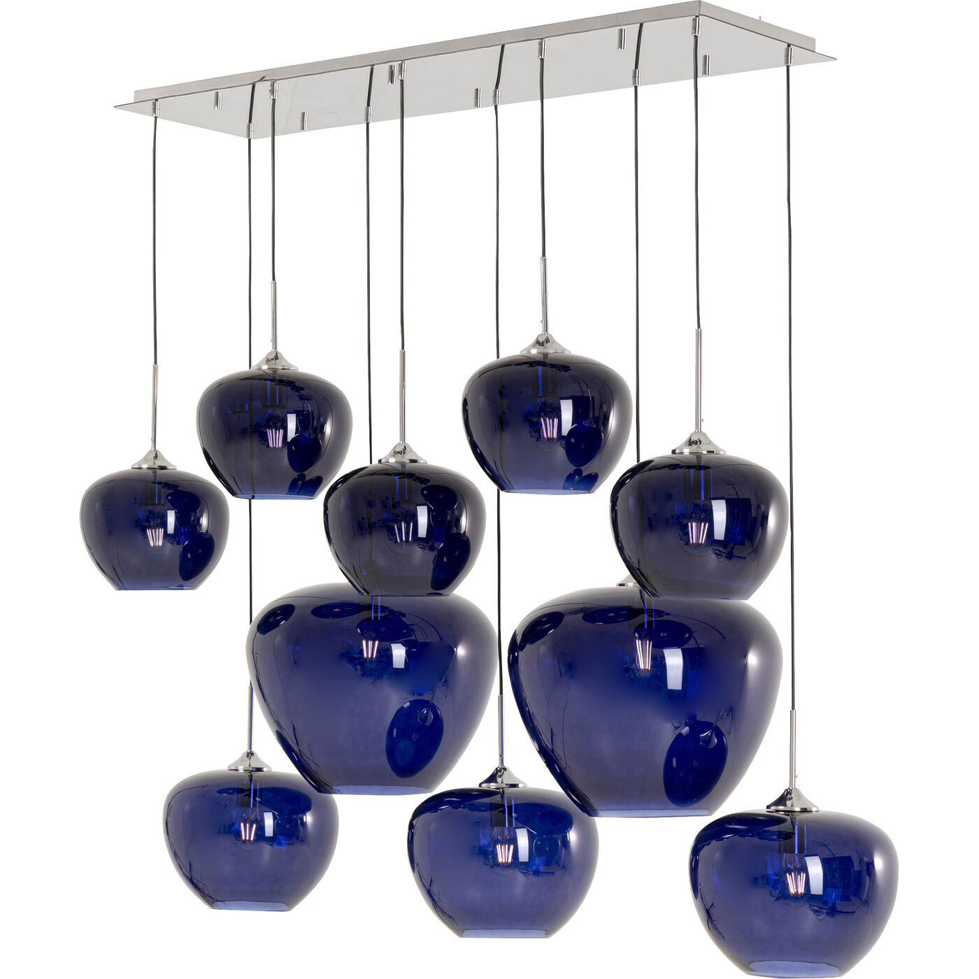 Светильник подвесной Sphere Night Blue 160cm KARE 57639