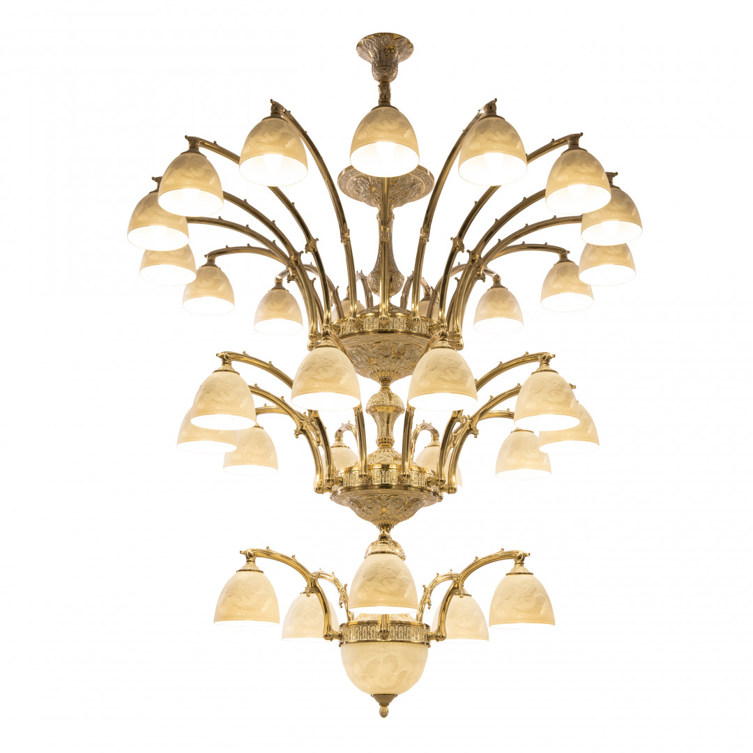 Люстра бронзовая 72111P/5+10+15/420/3d GW P1 D Angel