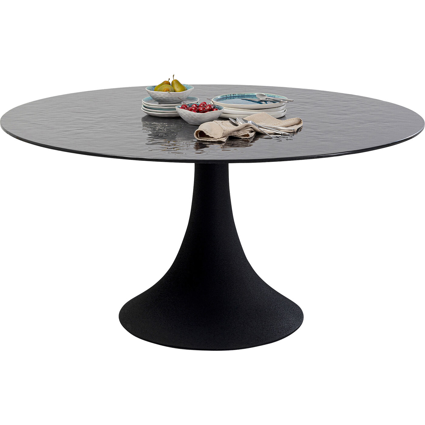 Стол Grande Possibilita Black Bubble Ø150 см KARE 87865