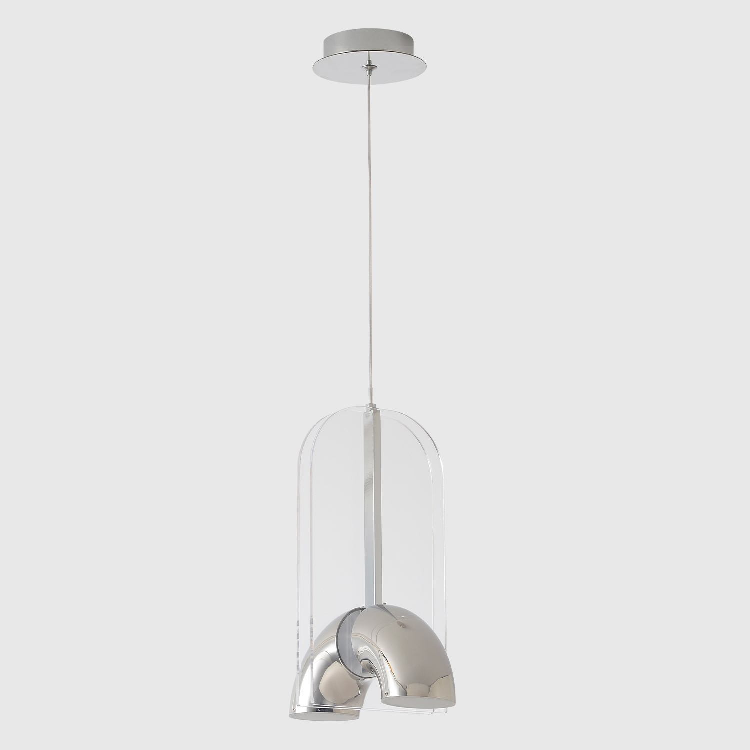 Светильник подвесной Crystal Lux ELEMENT SP12W LED CHROME