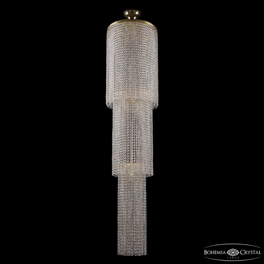 Люстра каскад хрустальный 2131/40-170 G Bohemia Ivele Crystal
