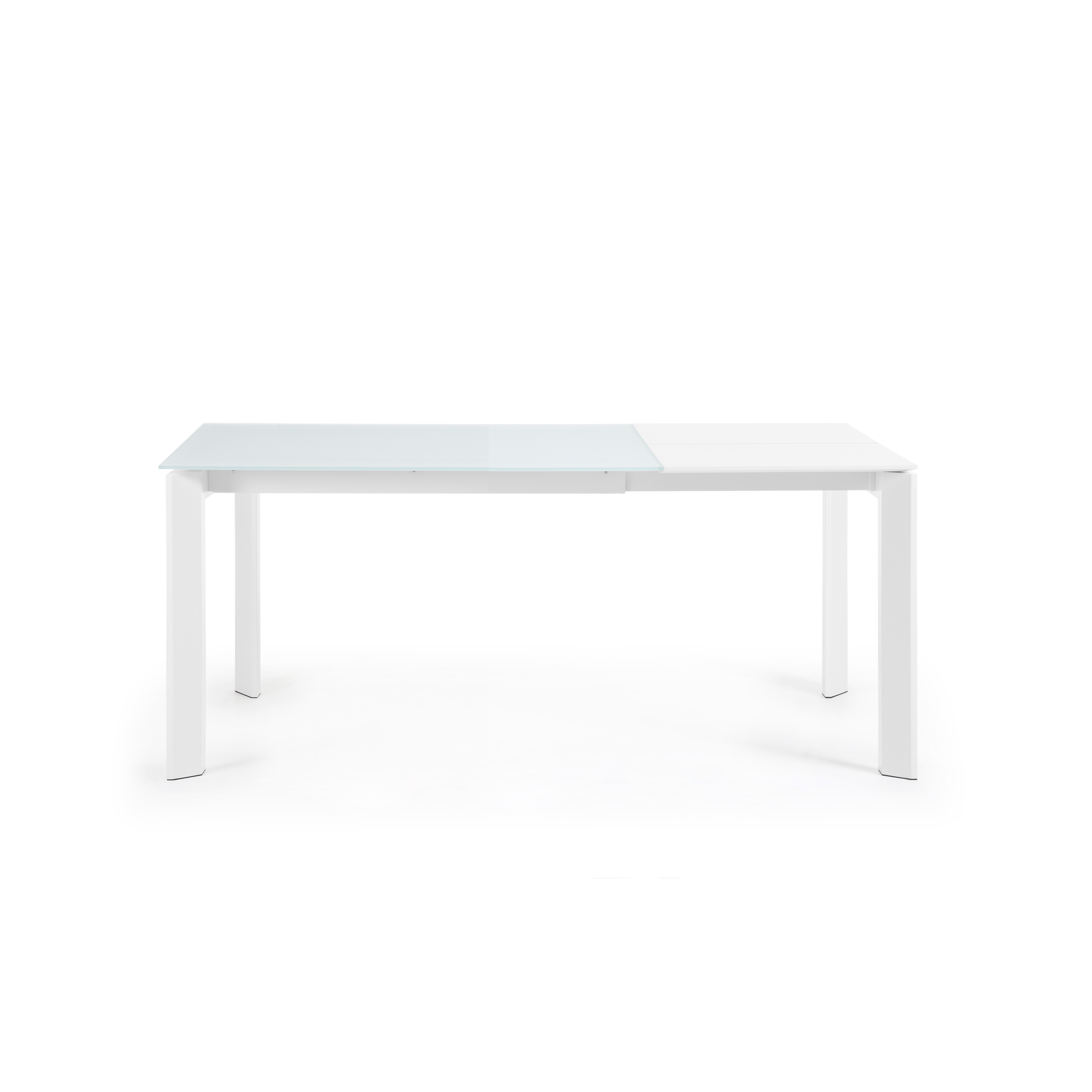 Стол обеденный Atta 120(180)x80 белое стекло La Forma (ex Julia Grup)