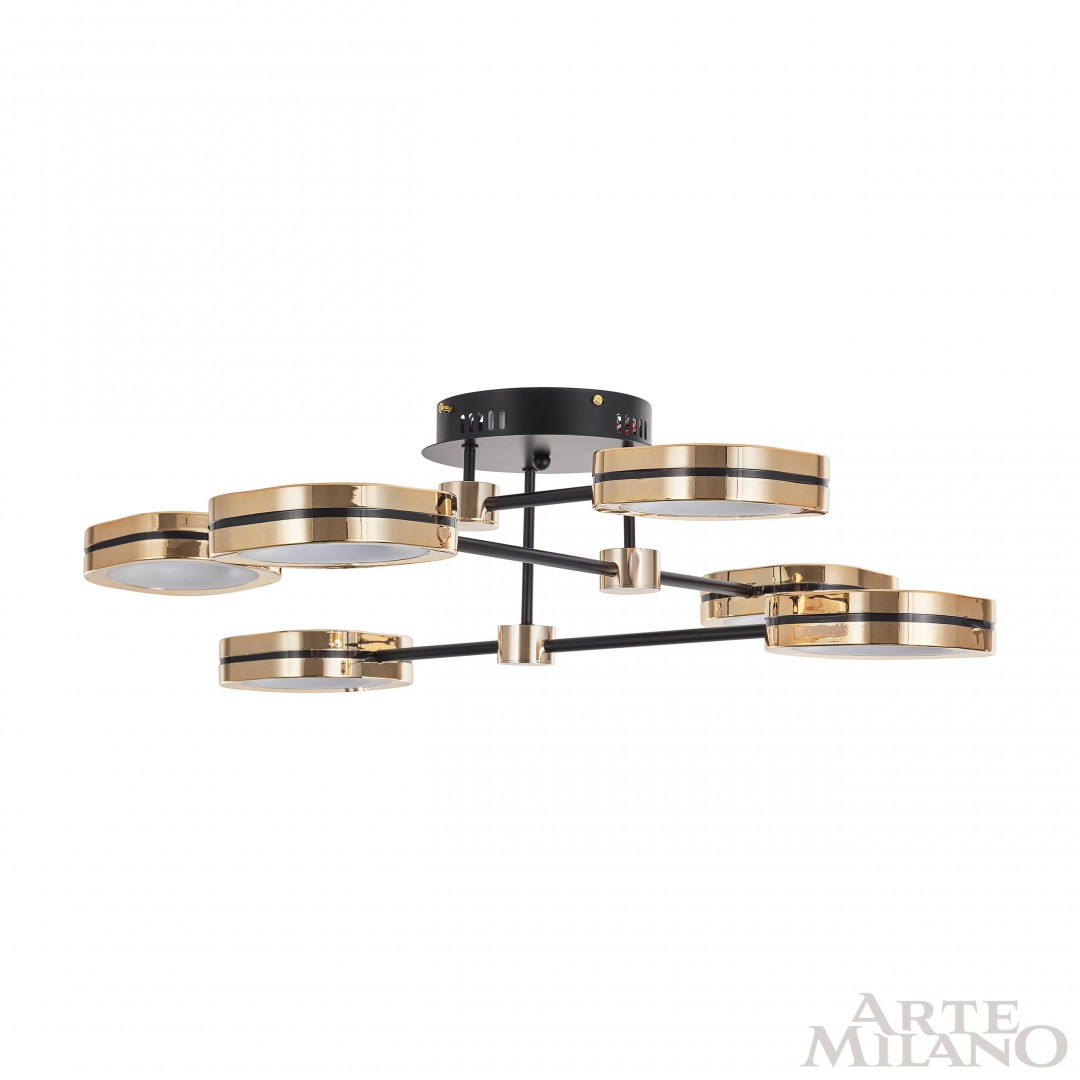 Светильник светодиодный 277999/6 BK/GD Arte Milano