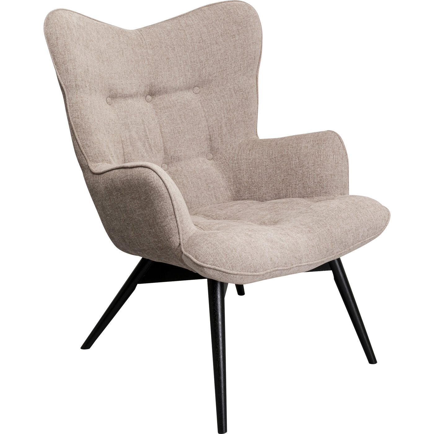 Кресло Black Vicky Light Brown KARE 70421