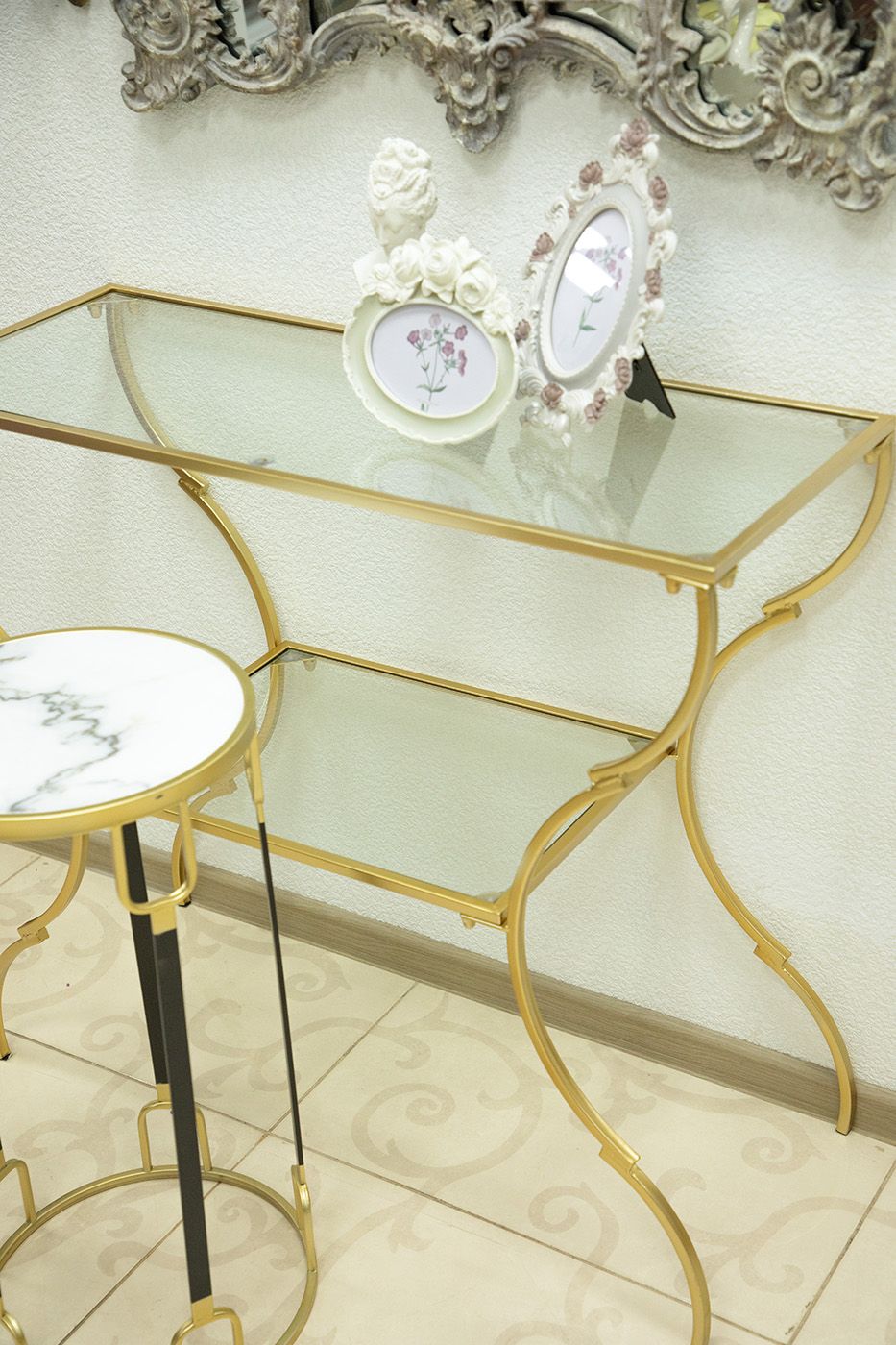 Столик со стеклянной столешницей Glasar 54-145