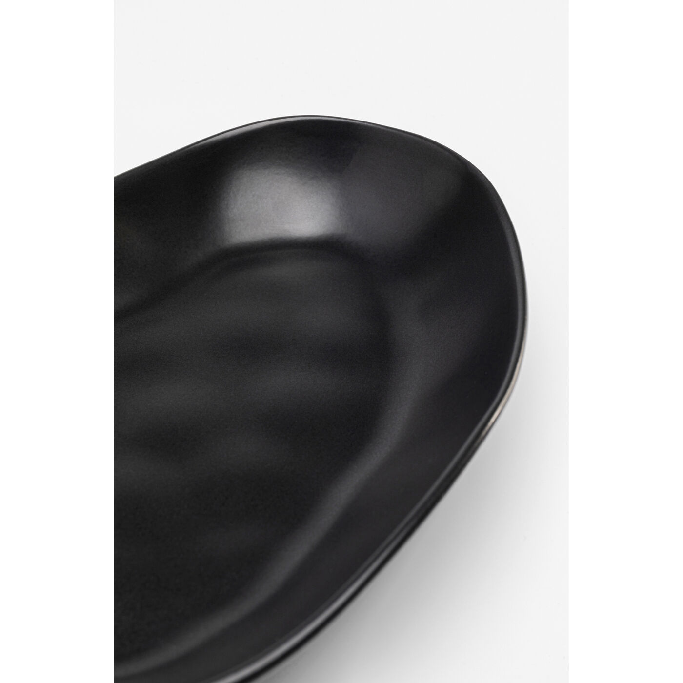 Тарелка Organic Black 25cm KARE 57797
