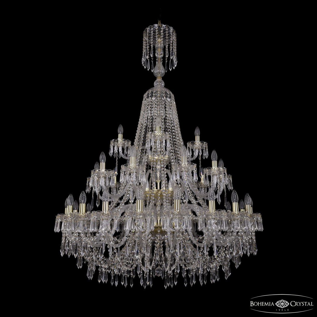 Люстра хрустальная 1403/20+10+5/400/XL-160/3d G