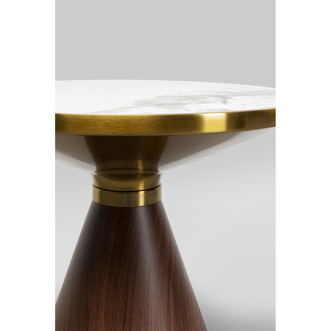 Стол кофейный Cono Marble Ø50 см KARE 87808