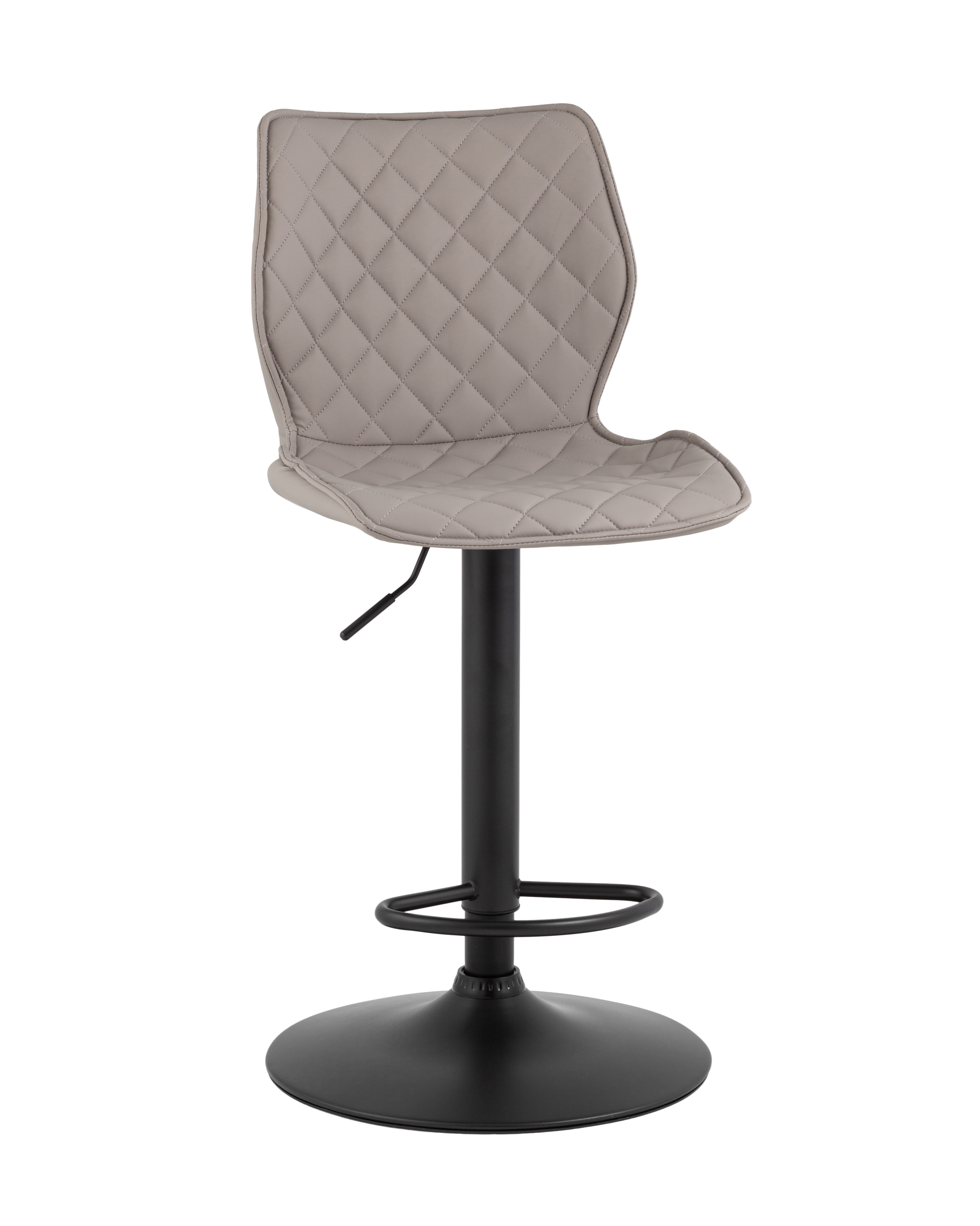 Стул барный Dome экокожа серый 2 шт Stool Group