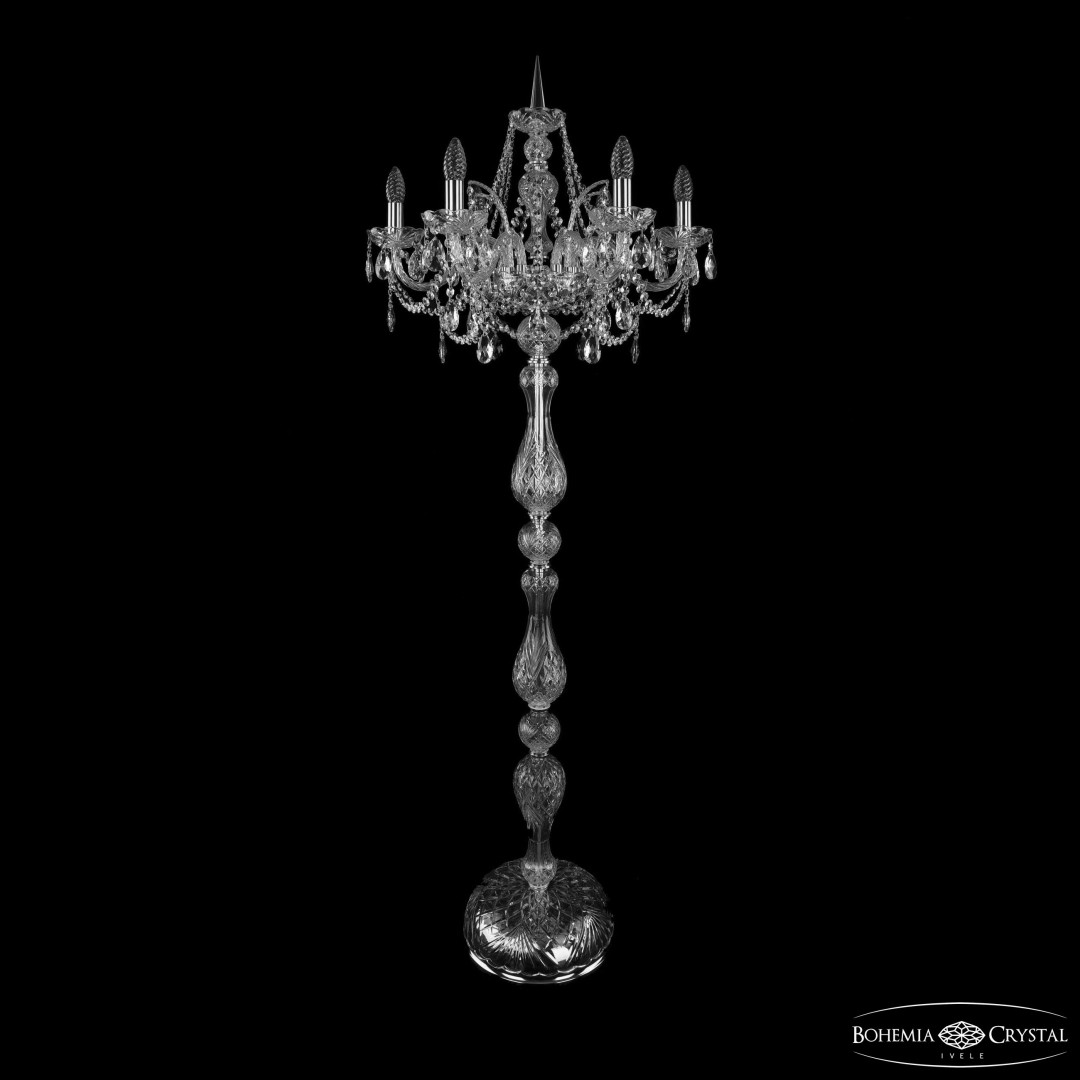 Торшер 1411T1/6/195-165 Ni Bohemia Ivele Crystal