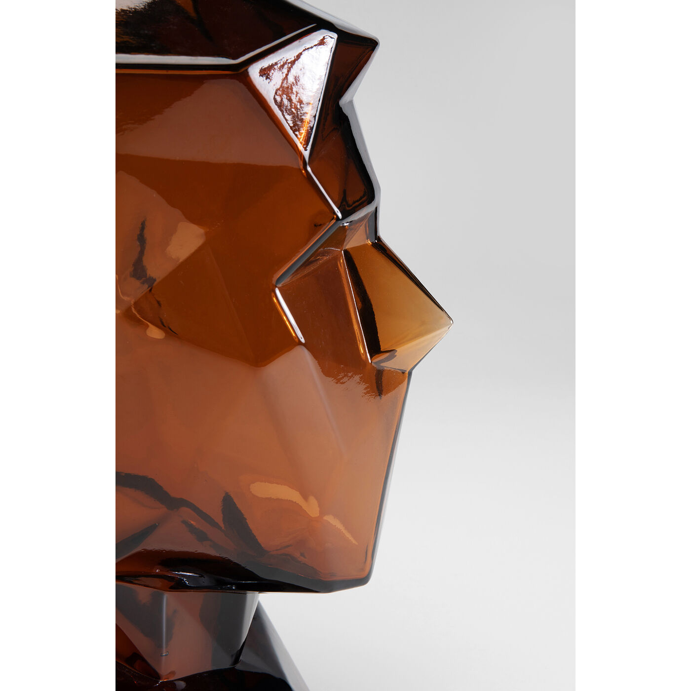 Ваза Prisma Face Brown 30 см KARE 56189