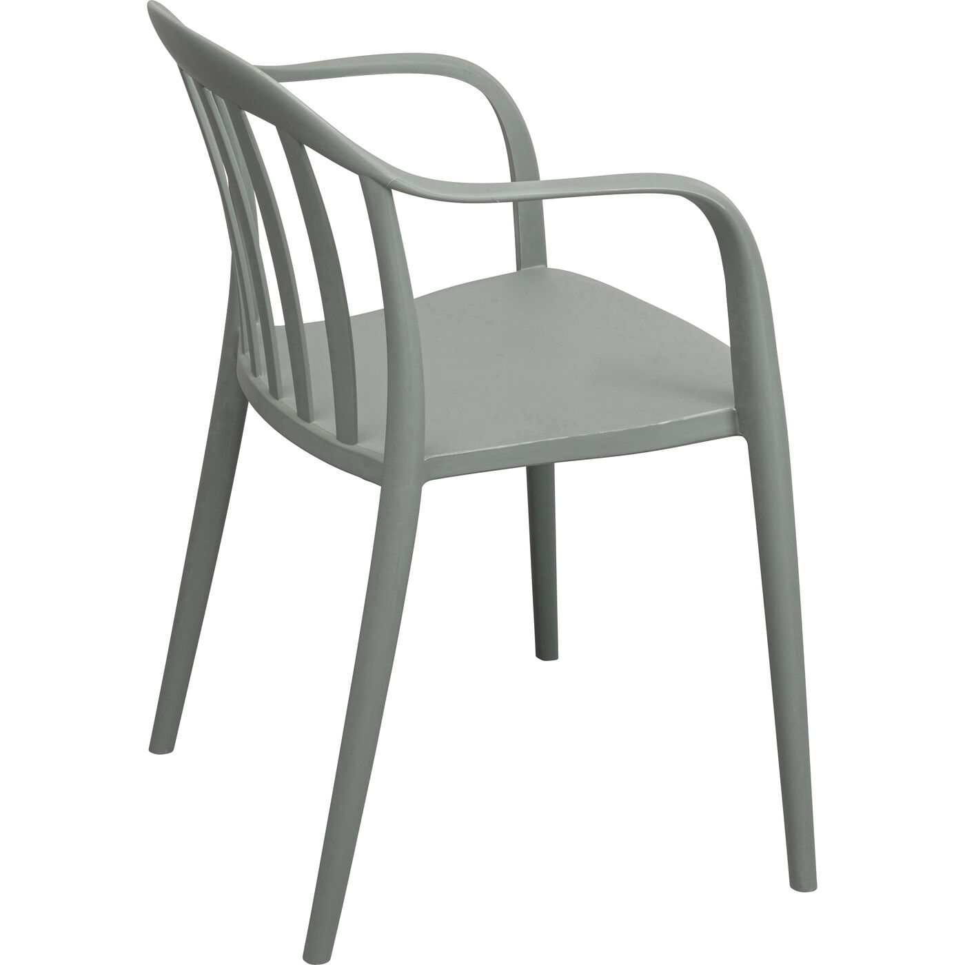 Стул с подлокотниками Flores Grey Green KARE 75723