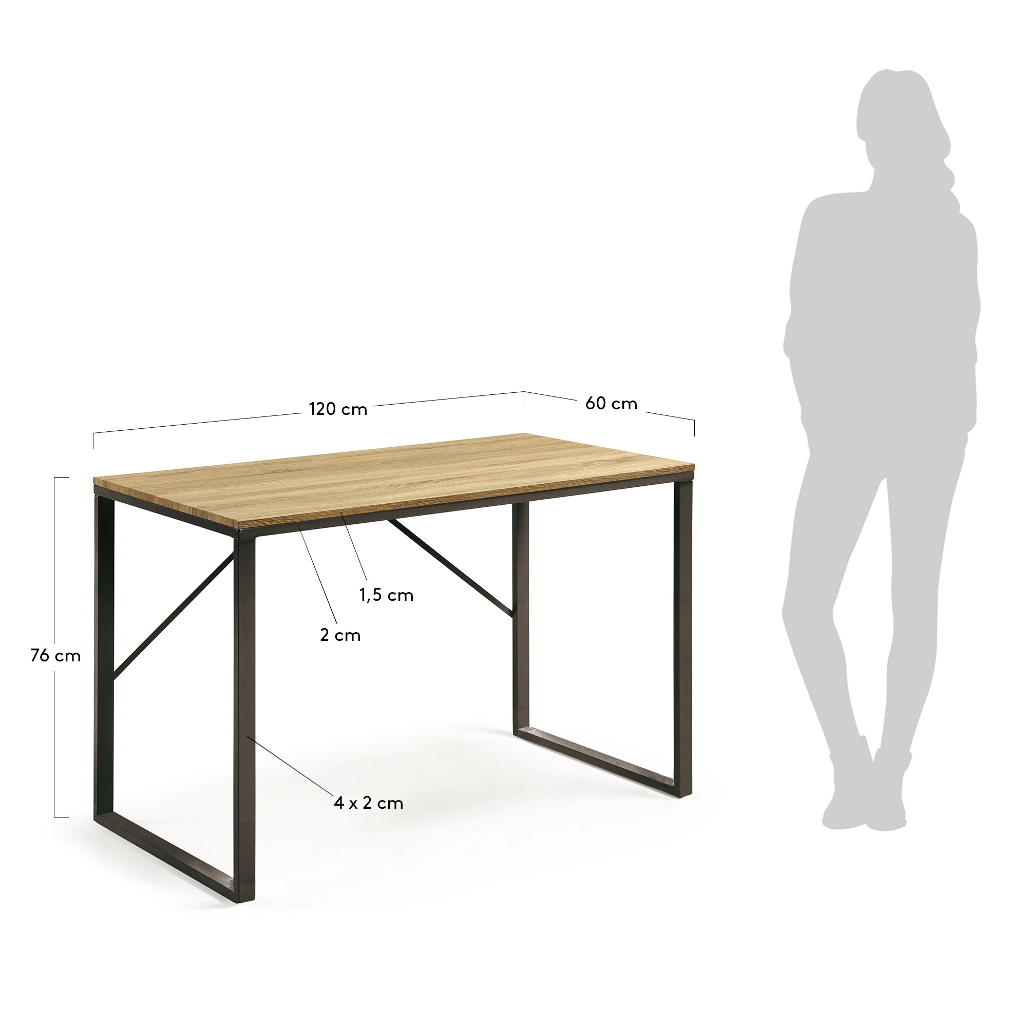Письменный стол Talbot 120x60 La Forma (ex Julia Grup)