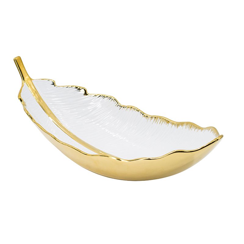 Блюдо декоративное Лист Glasar 8850