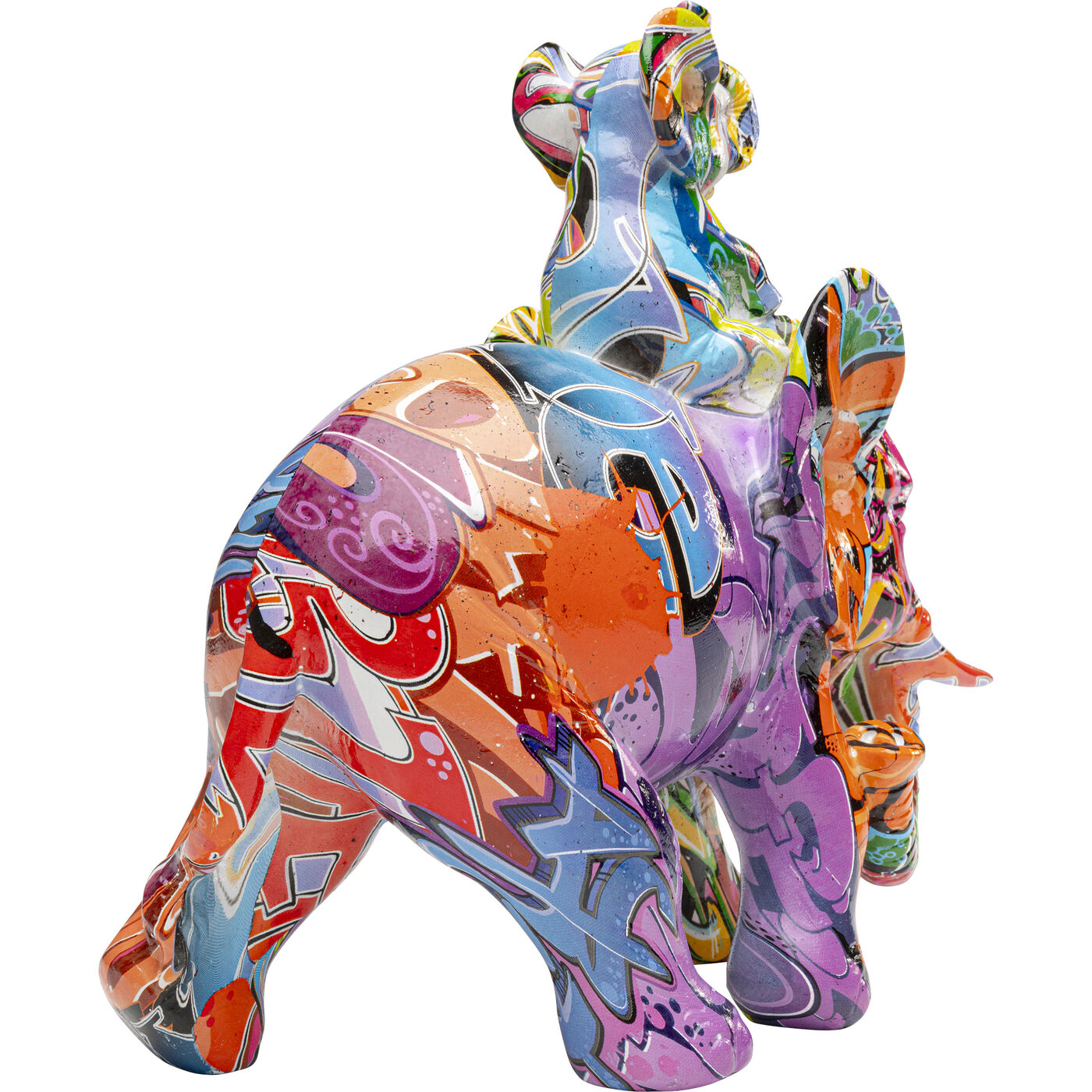 Фигура декоративная Elefant Dumbo Uno Graffiti KARE 57253