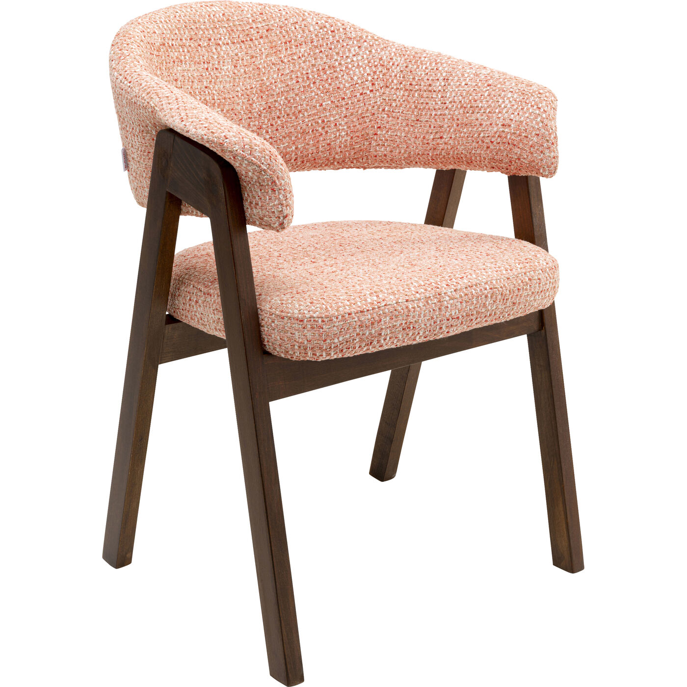 Стул с подлокотниками Jonte Boucle Coral KARE 71376