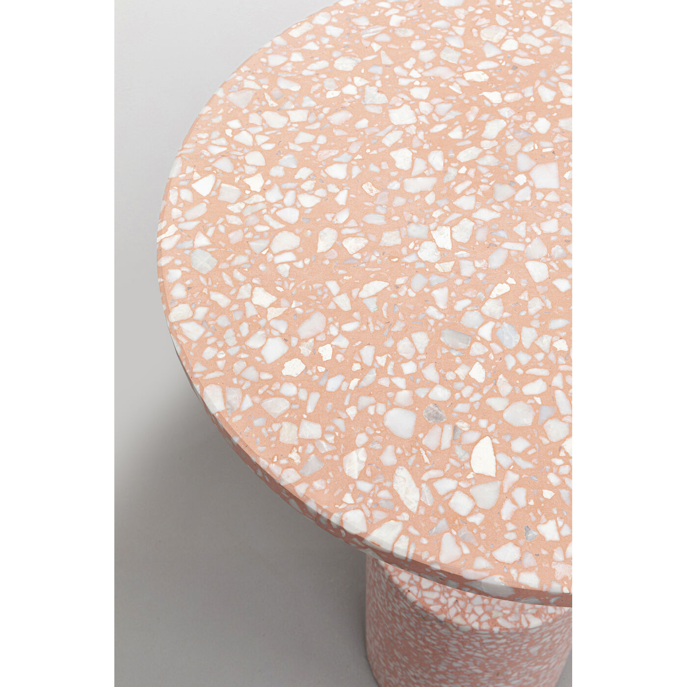 Приставной стол Amore Pink Ø40cm KARE 70263