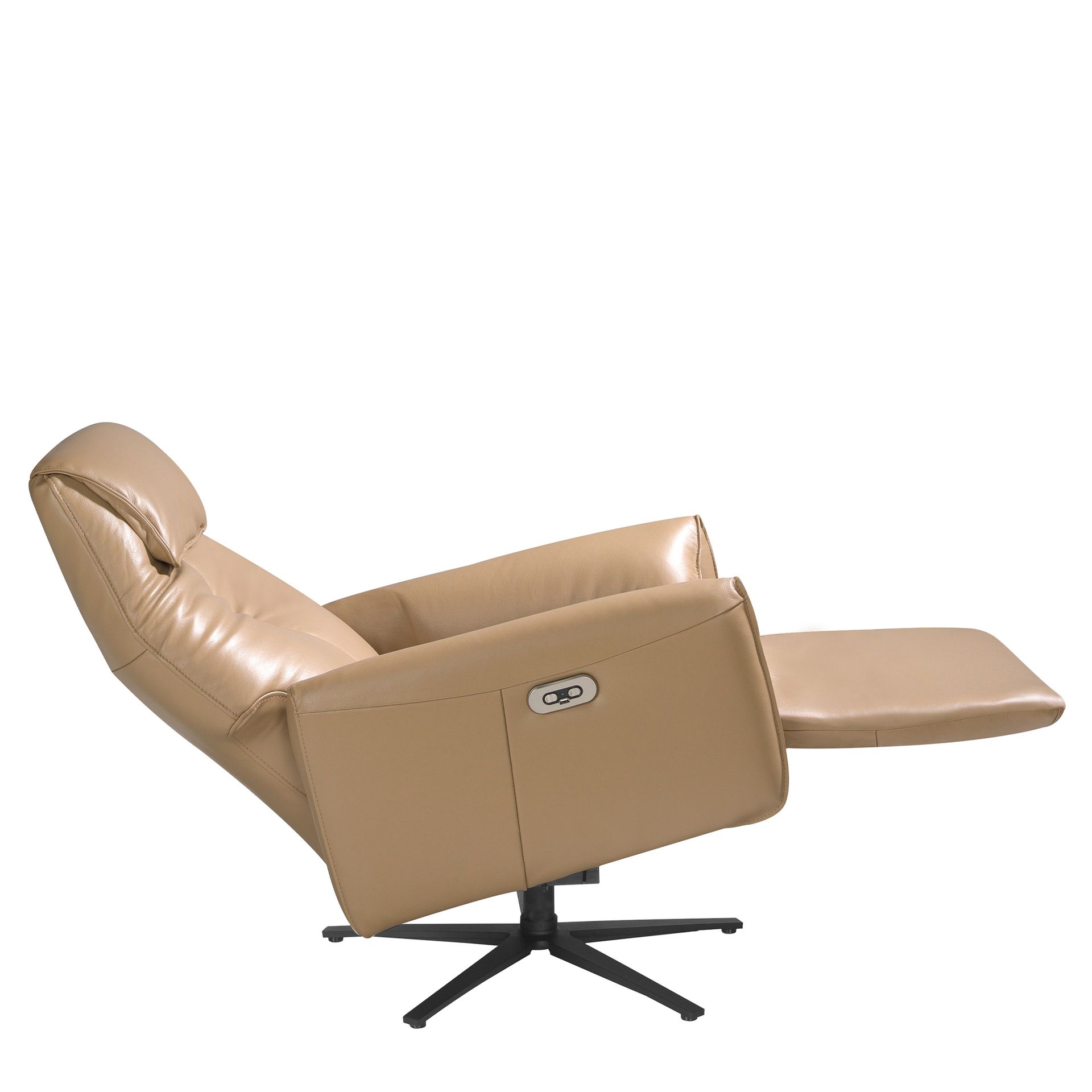 Вращающееся кресло Double Relax/ 5086 с кожаной обивкой Angel Cerda