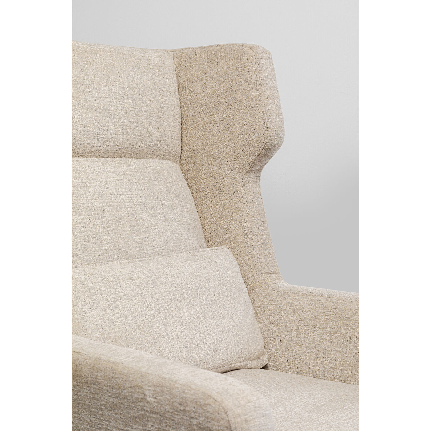 Кресло + Пуф Quinn Heigh Beige KARE 87898
