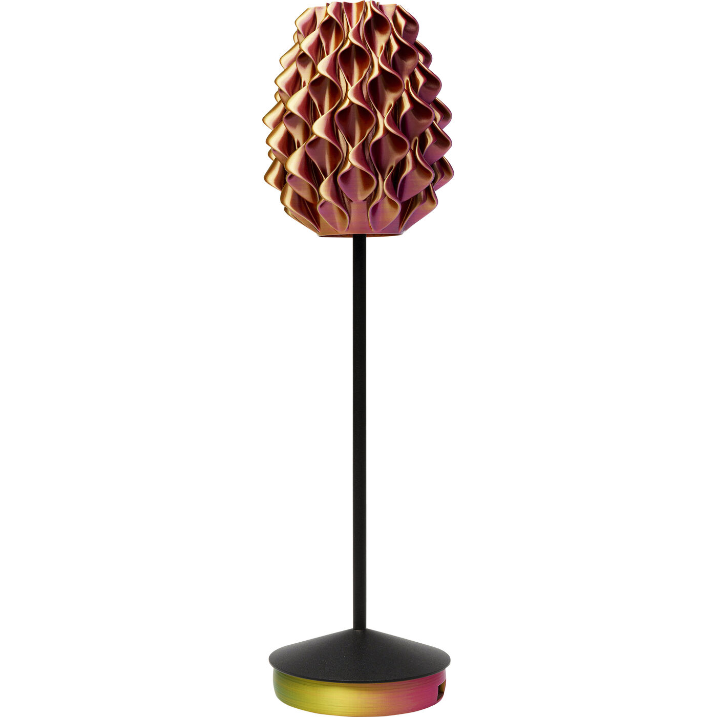 Светильник настольный Swirl Black Sunset KARE 57647