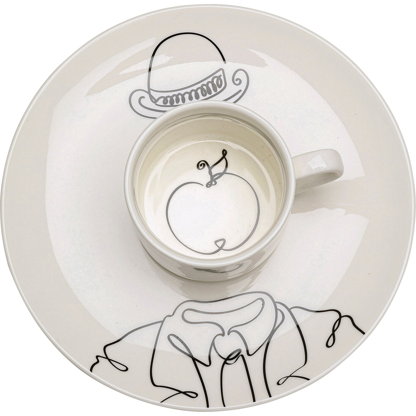 Чашка кофейная Favola Apple (2 предмета) KARE 56351