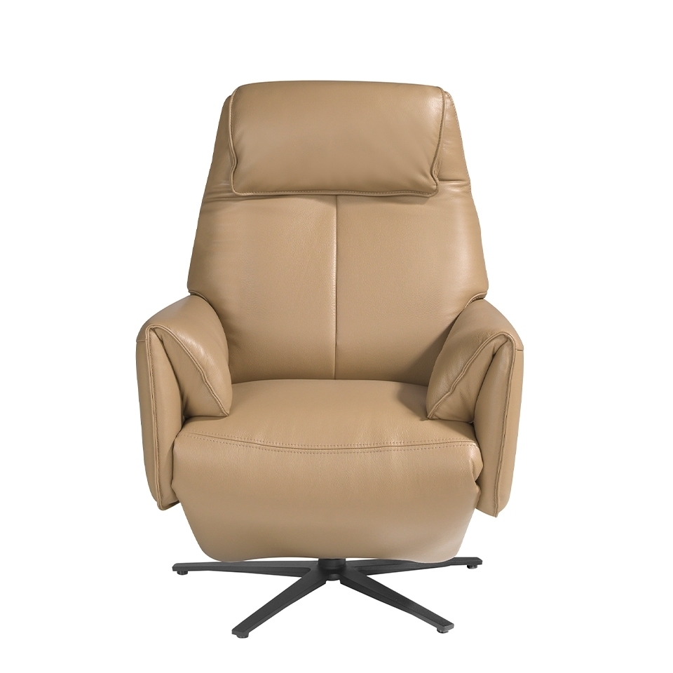 Вращающееся кресло Double Relax/ 5086 с кожаной обивкой Angel Cerda