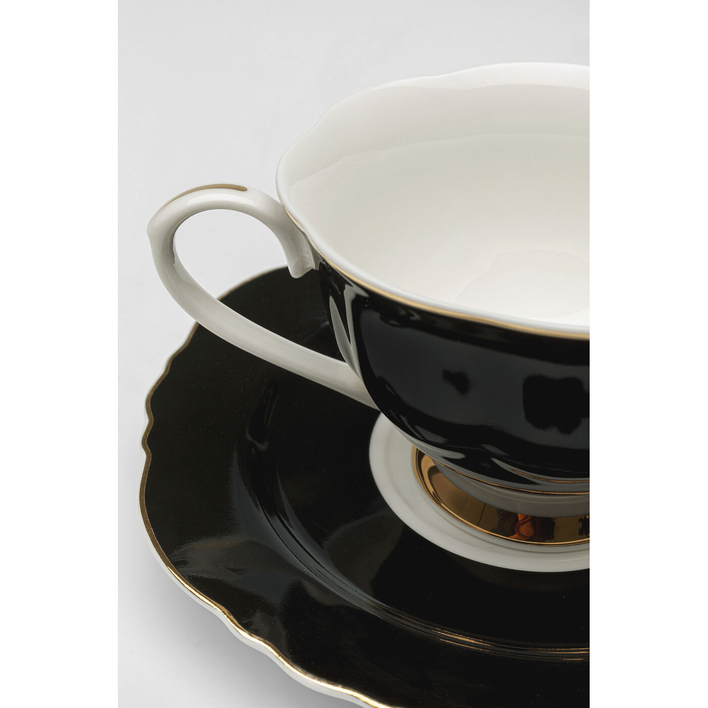 Чашка кофейная Harlequin Black (2/part) KARE 56996