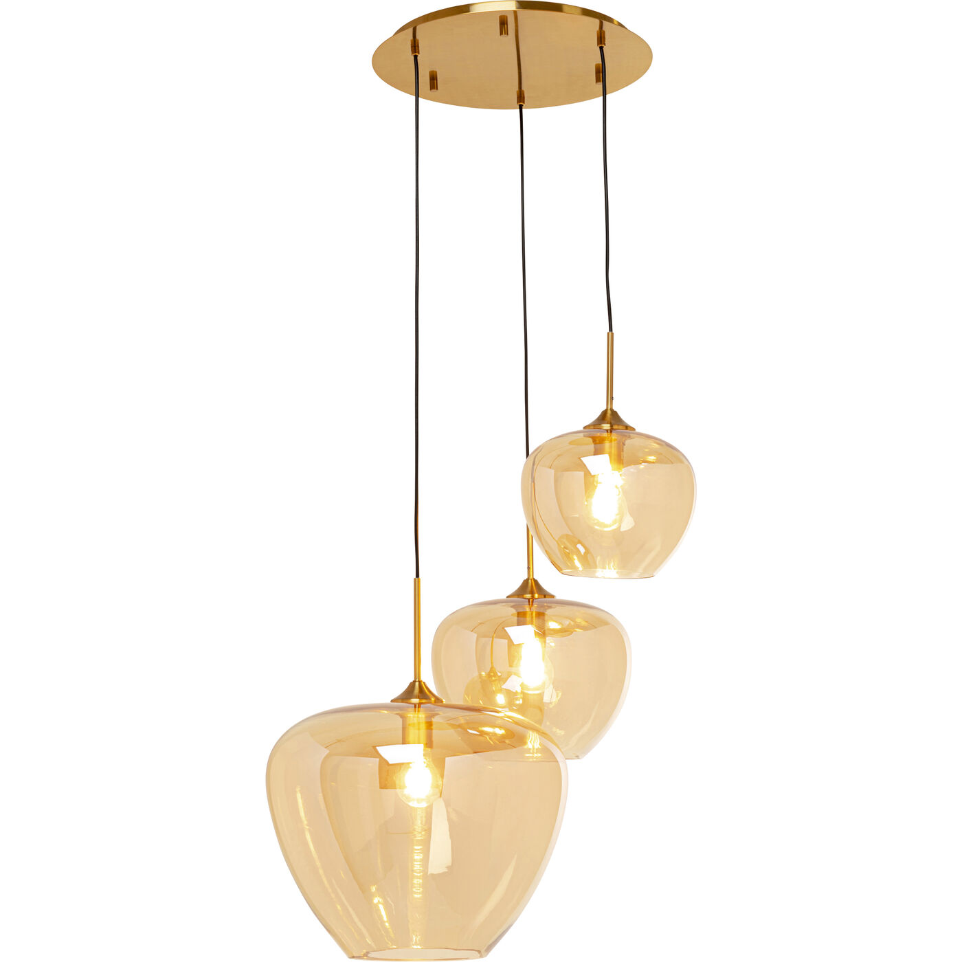 Светильник подвесной Tulip Brass Ø45cm KARE 57504