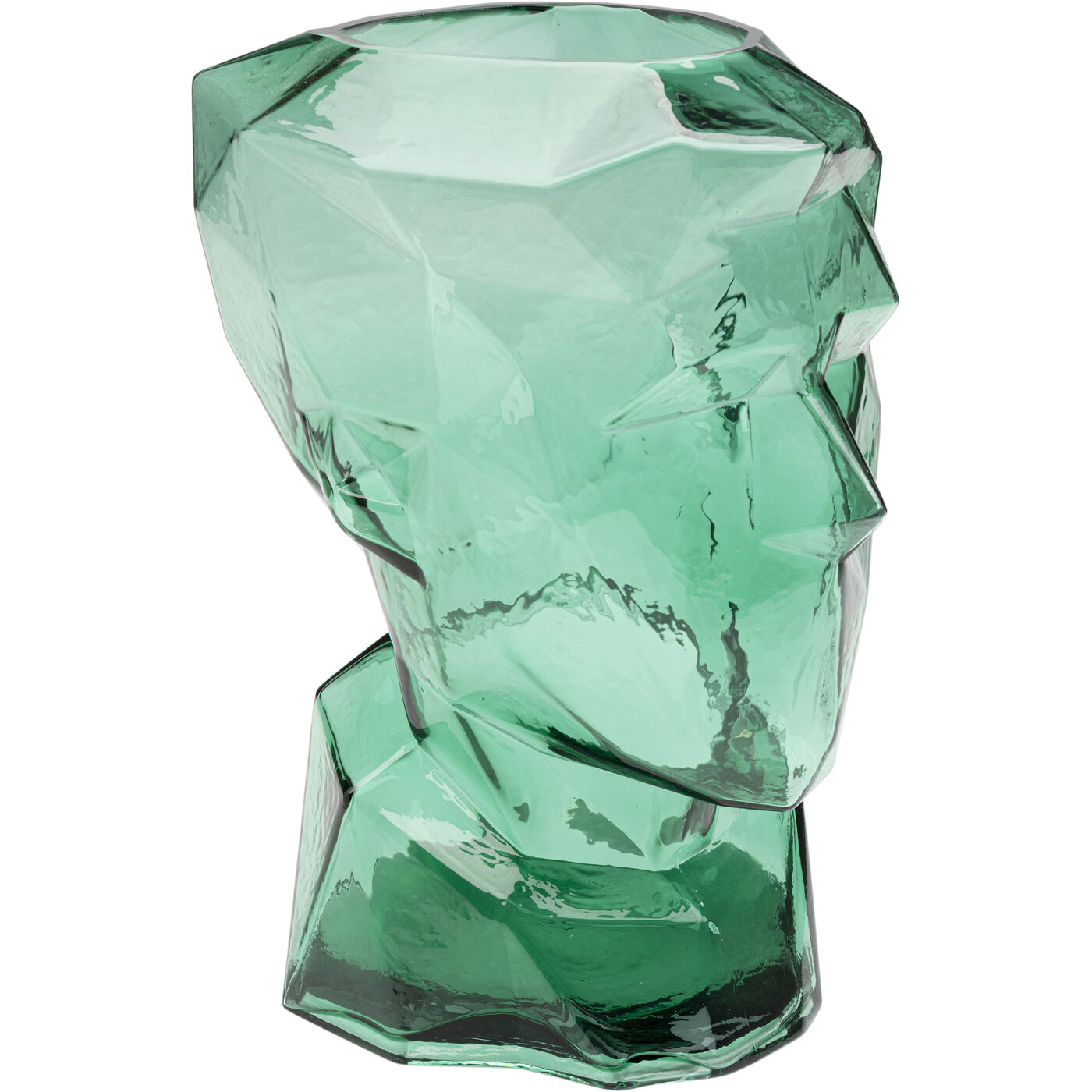 Ваза Prisma Face Green 30 см KARE 56188