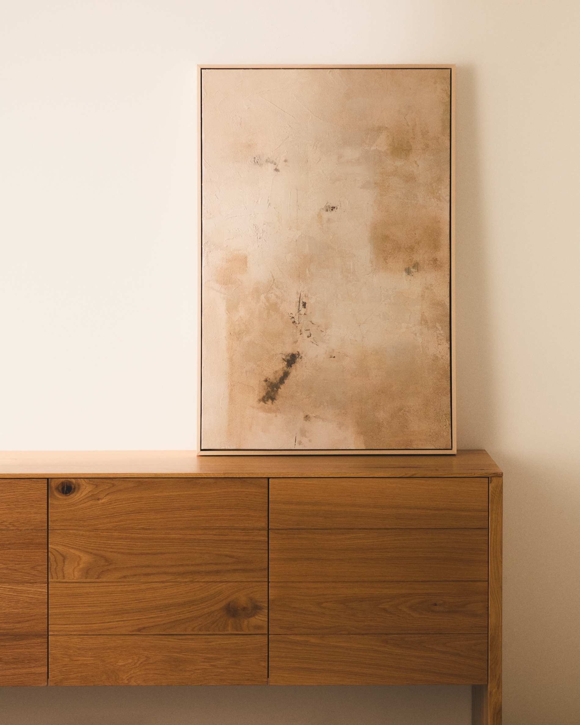 Абстрактная картина Selnar бежевая 60 x 90 см La Forma (ex Julia Grup)