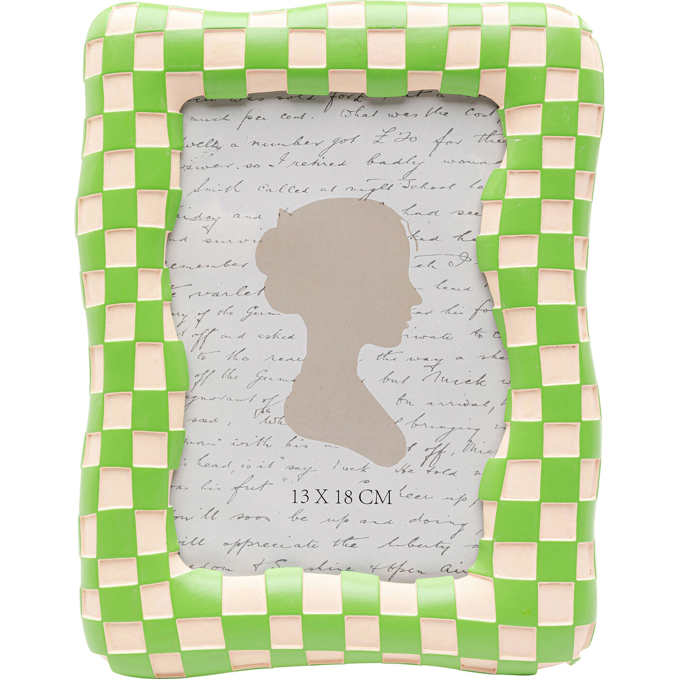 Фоторамка  Checker Green 13x18cm KARE 57389