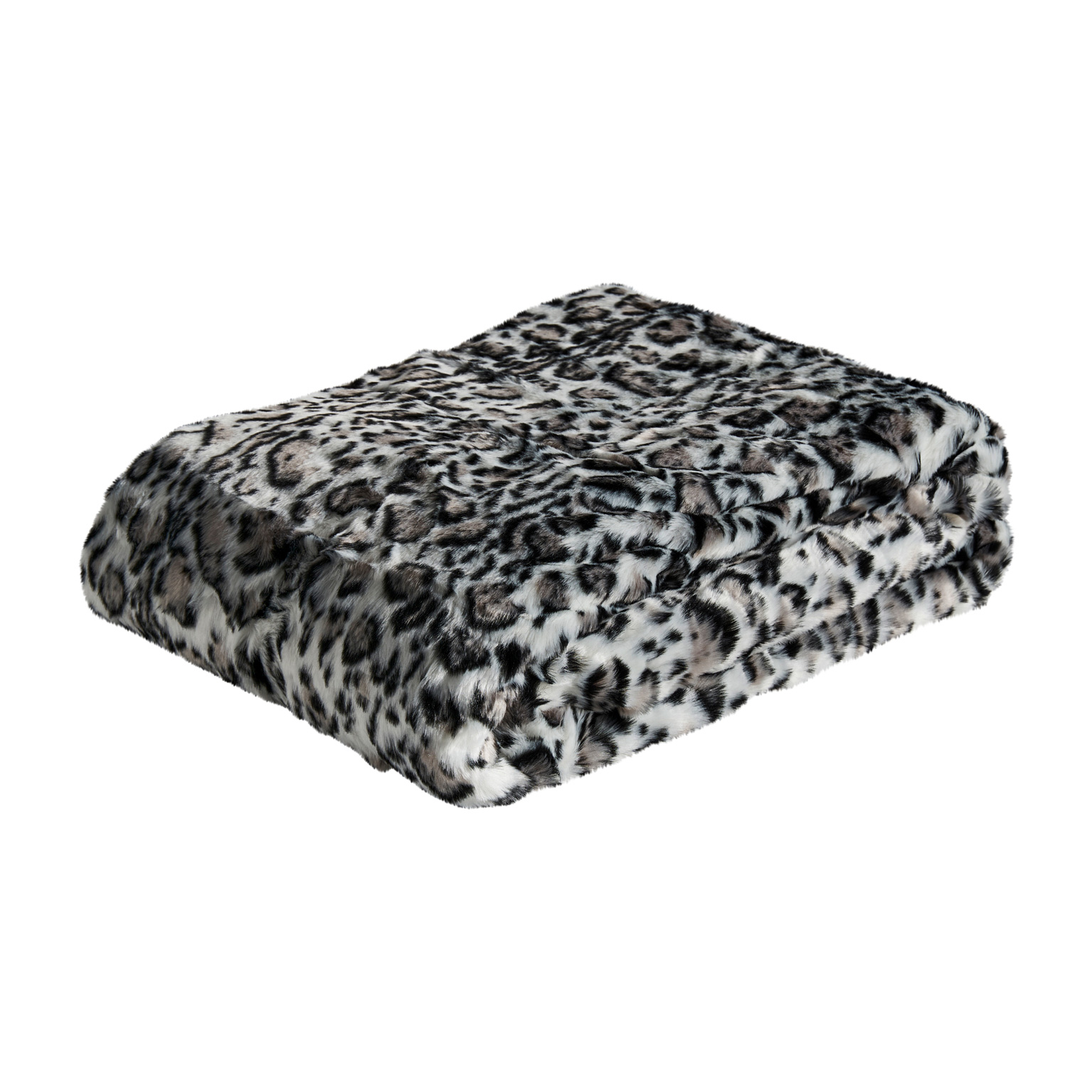 Плед LEOPARDO цвет белый/черный Vical