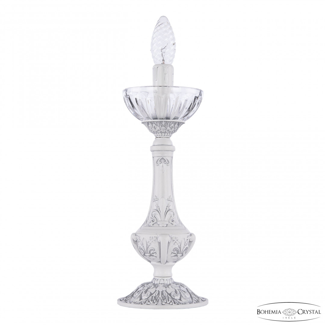 Настольная лампа с хрустальными плафонами AL78100L/12 WMN P Clear/M-1H Bohemia Ivele Crystal