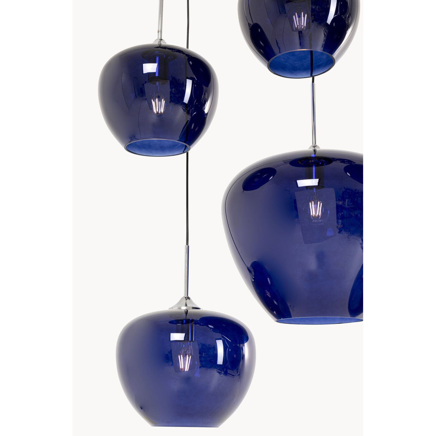 Светильник подвесной Sphere Night Blue 160cm KARE 57639