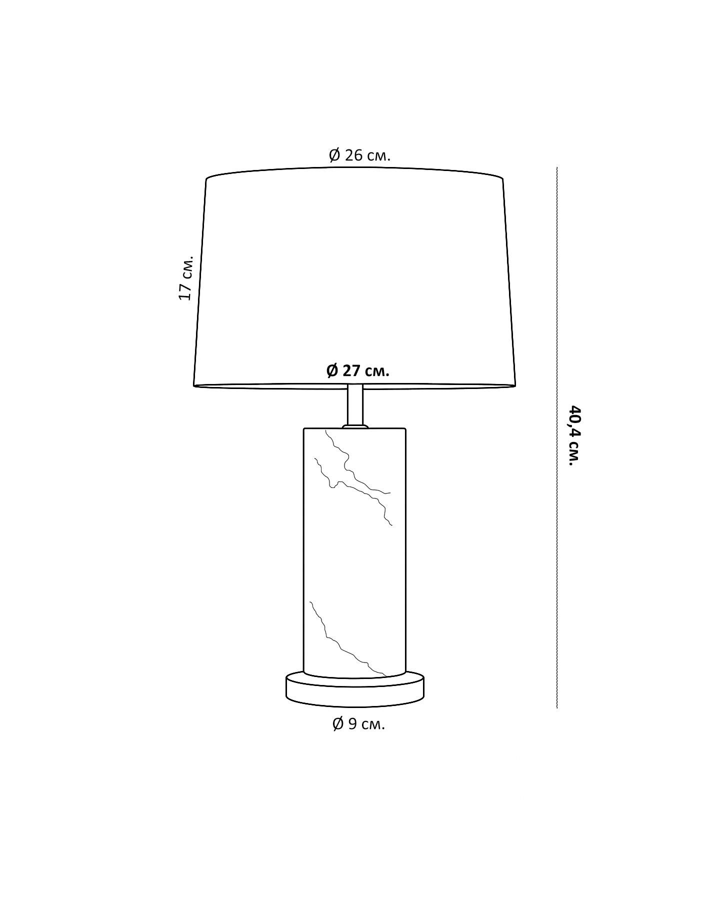 Настольная лампа Прая Louvre Home P3160TA