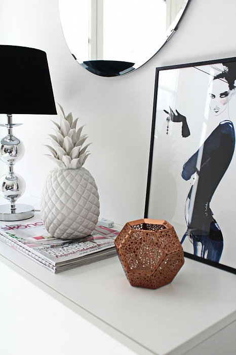 Аксессуар Pols Potten Pineapple white