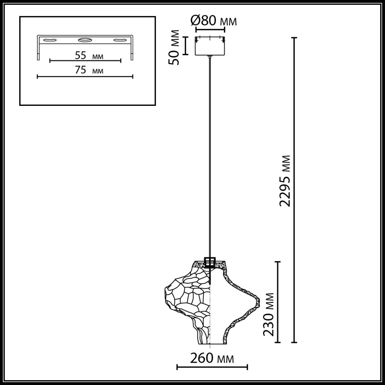 Подвес Odeon Light 5108/3LA