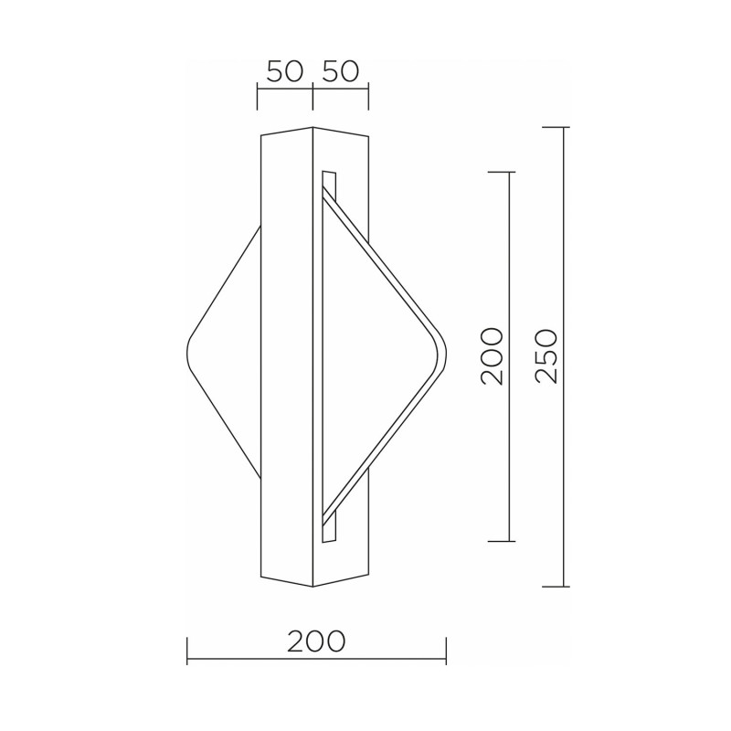 Бра LED4U L7388-250 BS