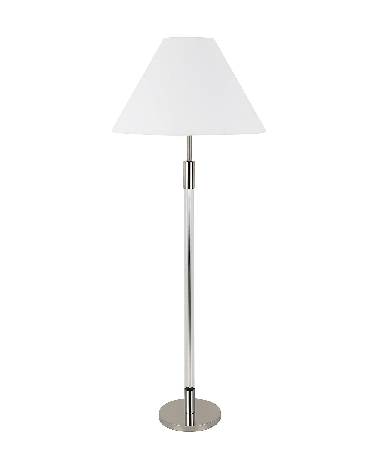 Серебристая напольная лампа Люцита Louvre Home P2591FA