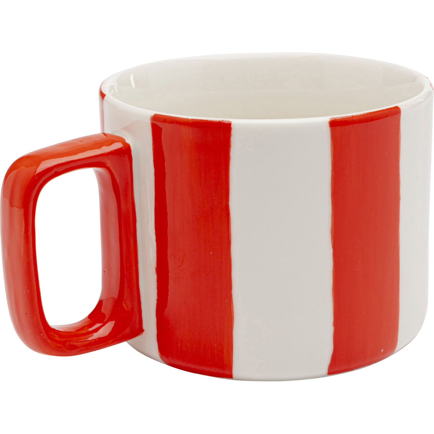 Кружка Cocina Stripes Red KARE 57371