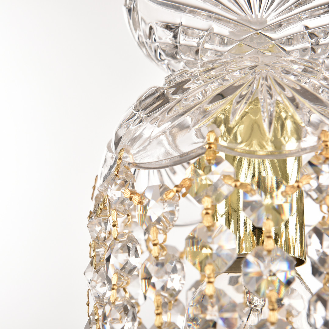 Подвесной светильник хрустальный 14781P/16 G Bohemia Ivele Crystal