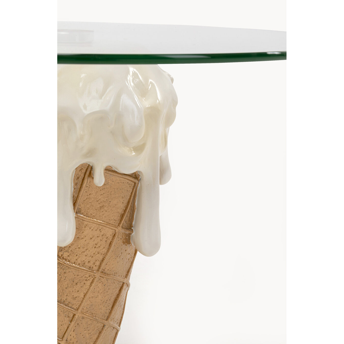 Стол приставной Ice Cream Vanilla Ø48cm KARE 71038