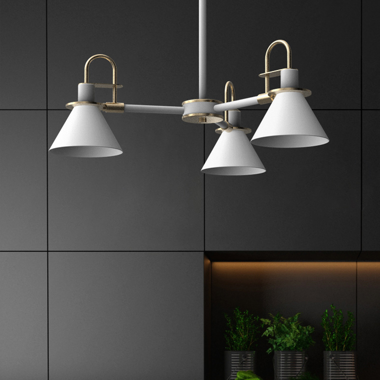 Люстра на штанге CODA D94 Black by ImperiumLoft