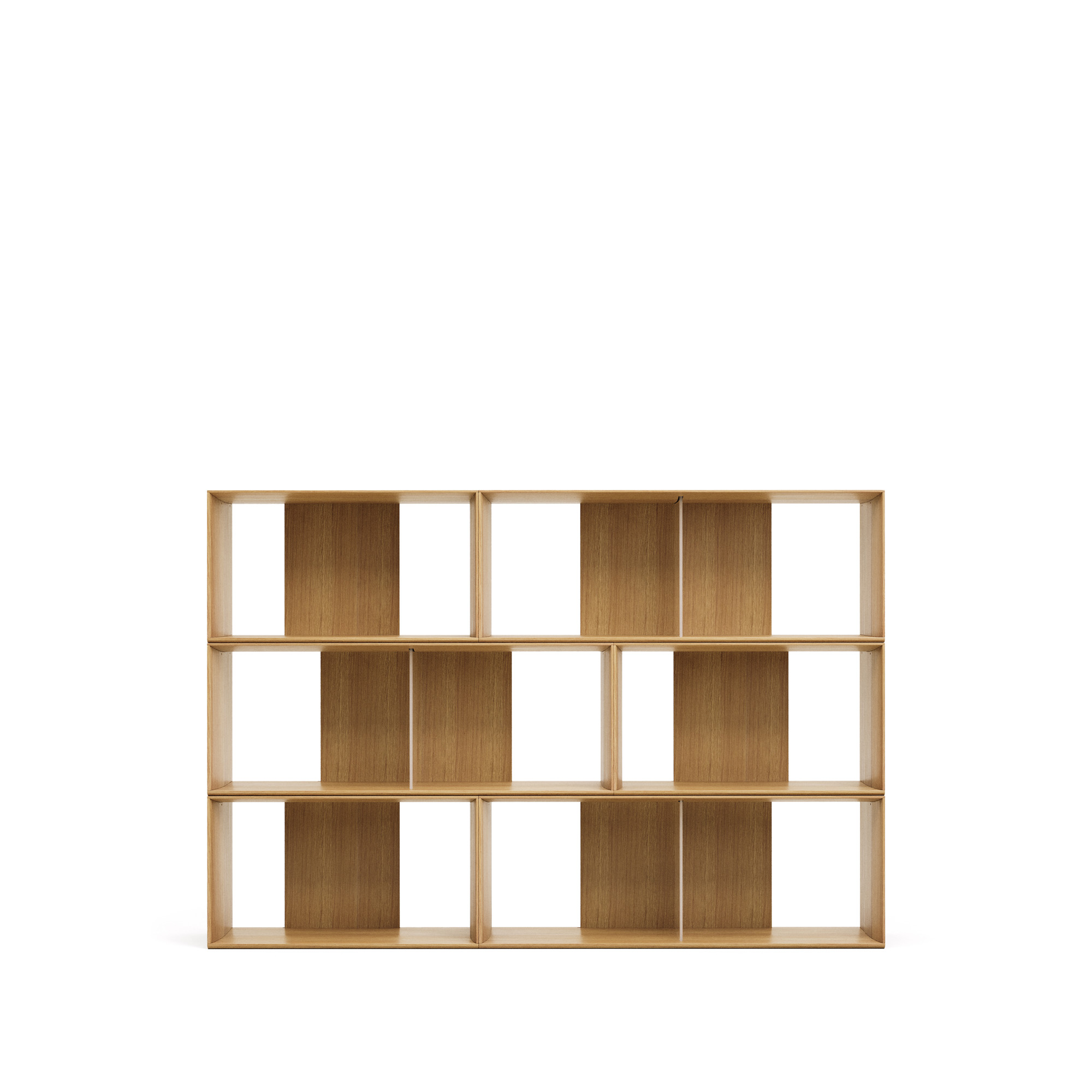 Litto набор из 6 модульных полок из шпона дуба 168 x 114 см La Forma (ex Julia Grup)