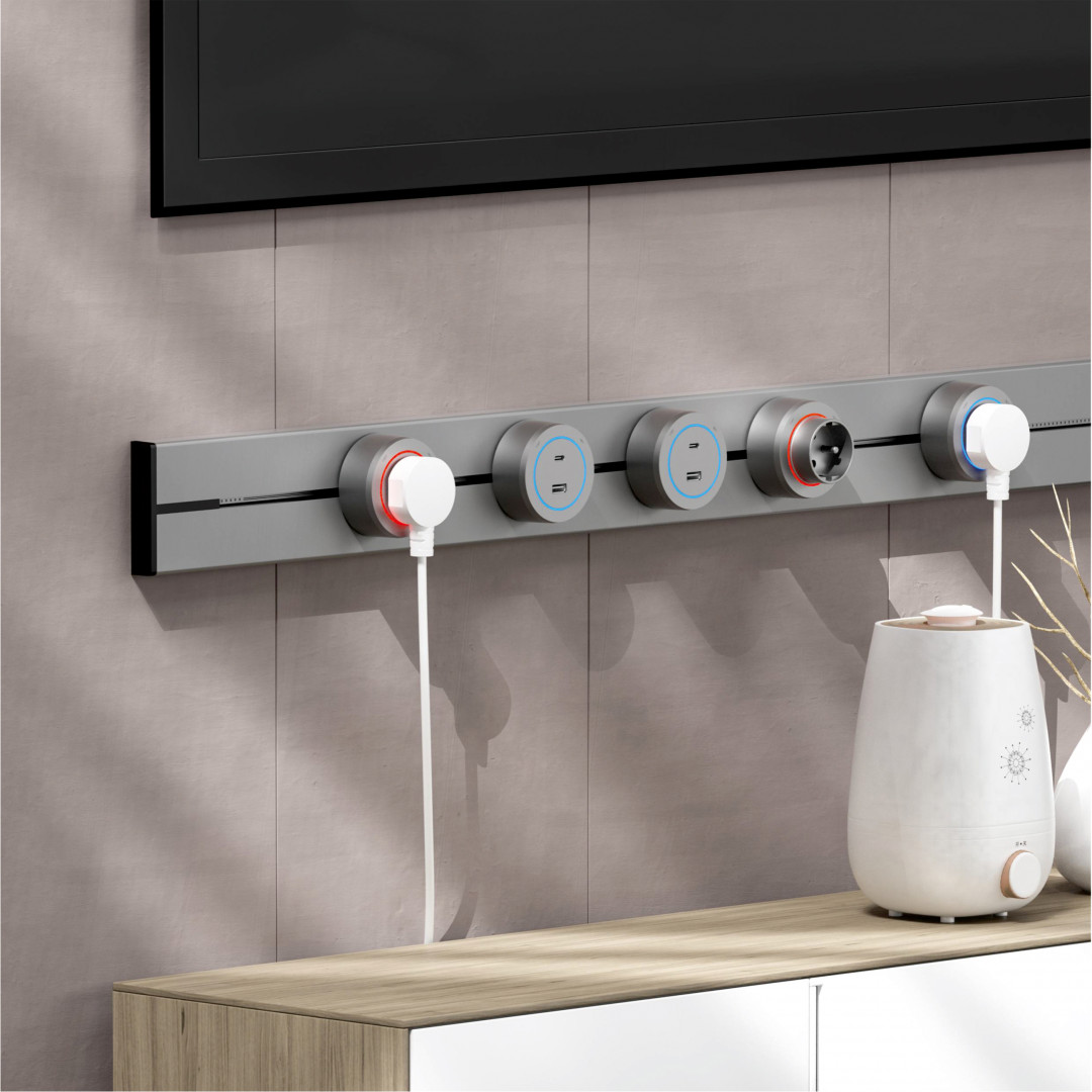 Трековый светильник с датчиком движения, 2.2W 250V 397953TLS/LWS Gold